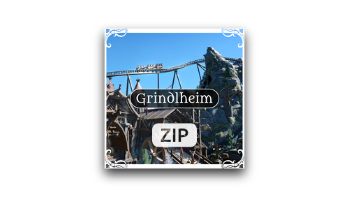 Grindlheim OST Cover with ZIP file symbol